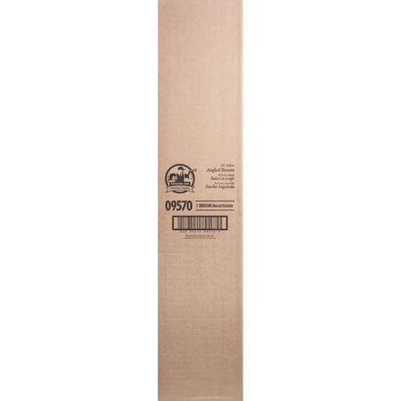 Genuine Joe Angle Broom - Polyvinyl Chloride (PVC) Bristle - 47’’ Handle Length - 54.5’’ Overall - Steel - 1 Each