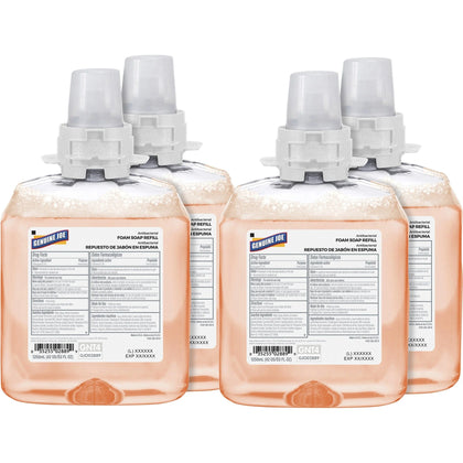 Genuine Joe Antibacterial Foam Soap Refill - Orange Blossom Scent - 1.32 Quart - 4/Carton - Skin Care Dispensers &