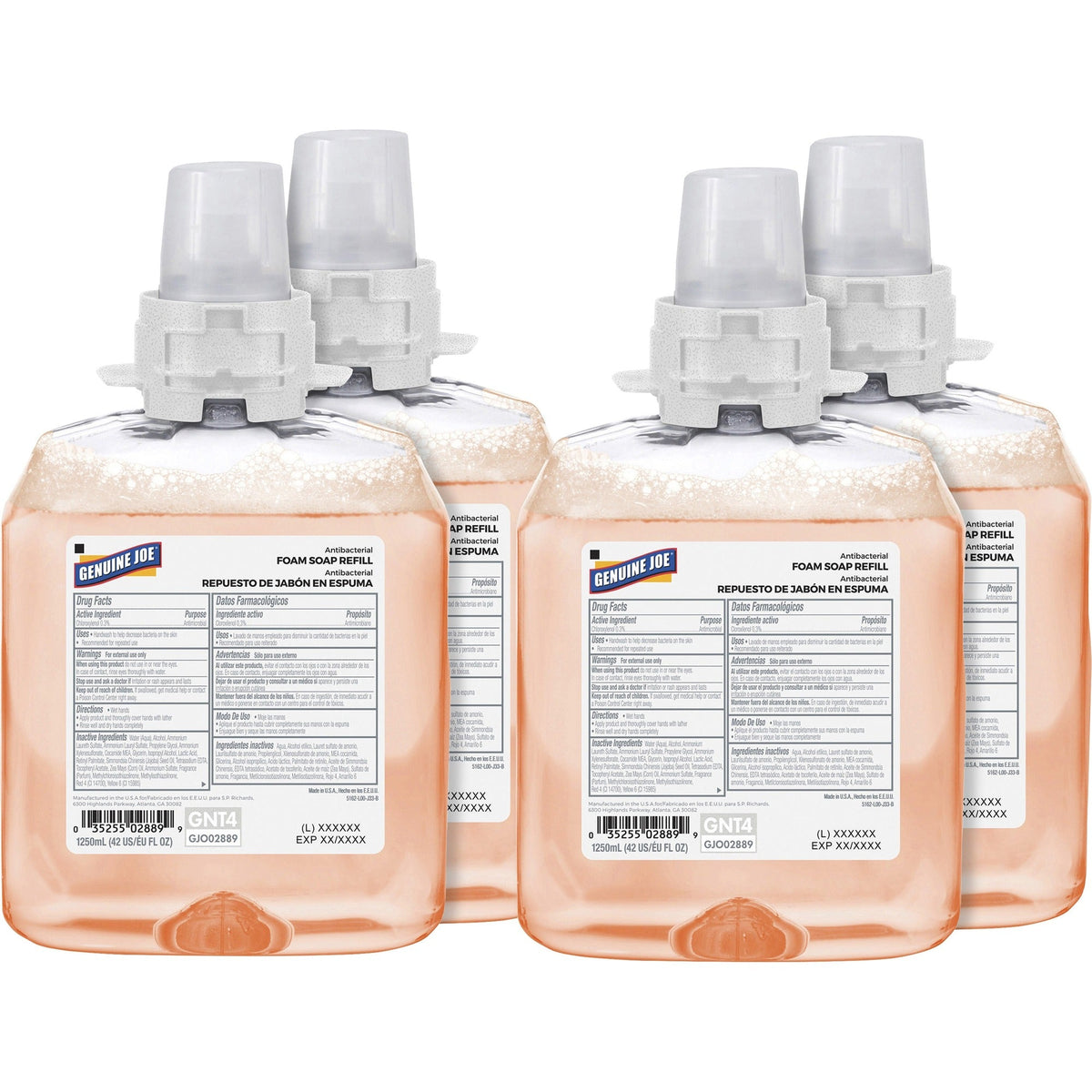 Genuine Joe Antibacterial Foam Soap Refill - 2000