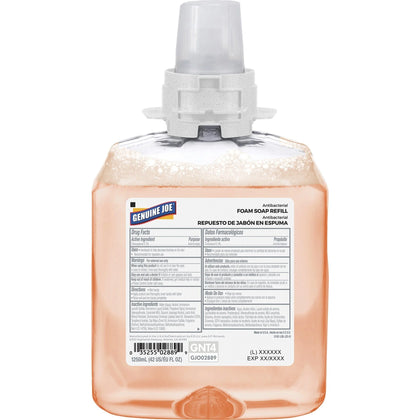 Genuine Joe Antibacterial Foam Soap Refill - Orange Blossom Scent - 1.32 Quart - Bacteria Remover - Skin Care