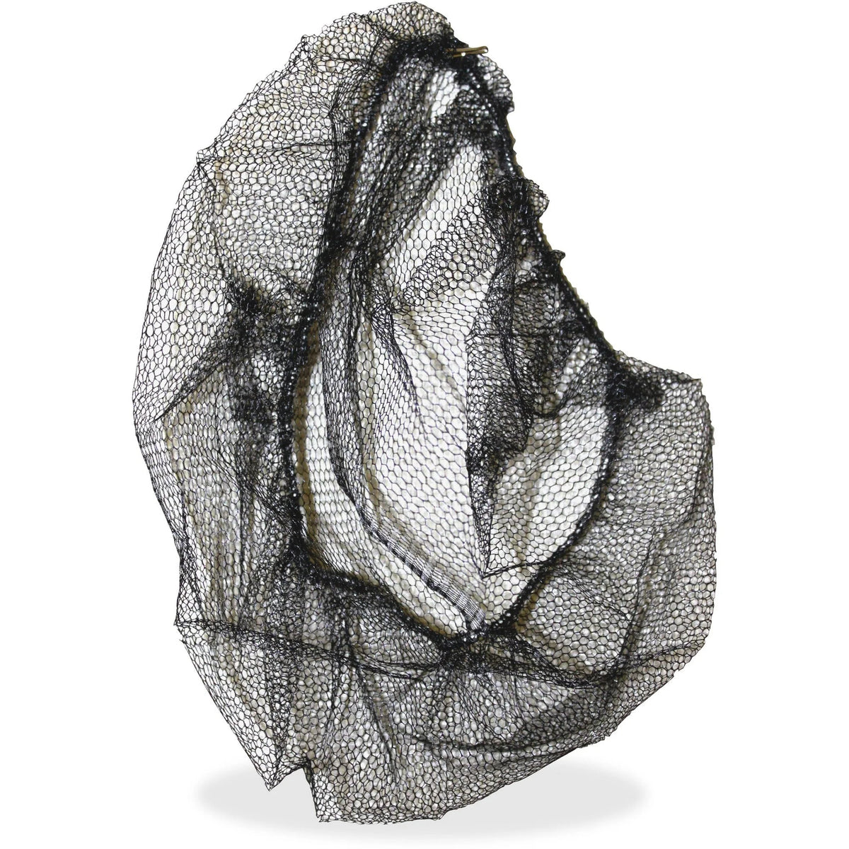 Genuine Joe Black Nylon Hair Net - Contaminant Protection for Food Handling - Large Size - Hairnets
