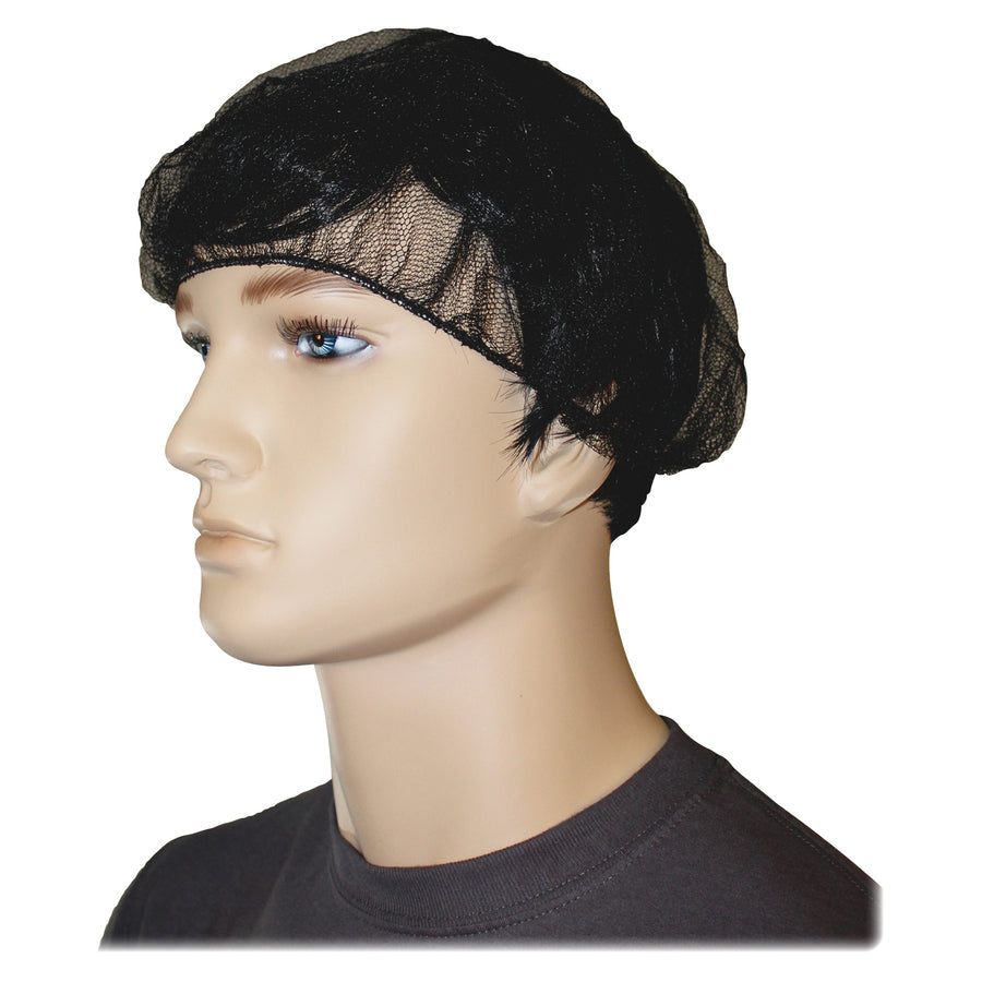 Genuine Joe Black Nylon Hair Net - Alternate-Image1
