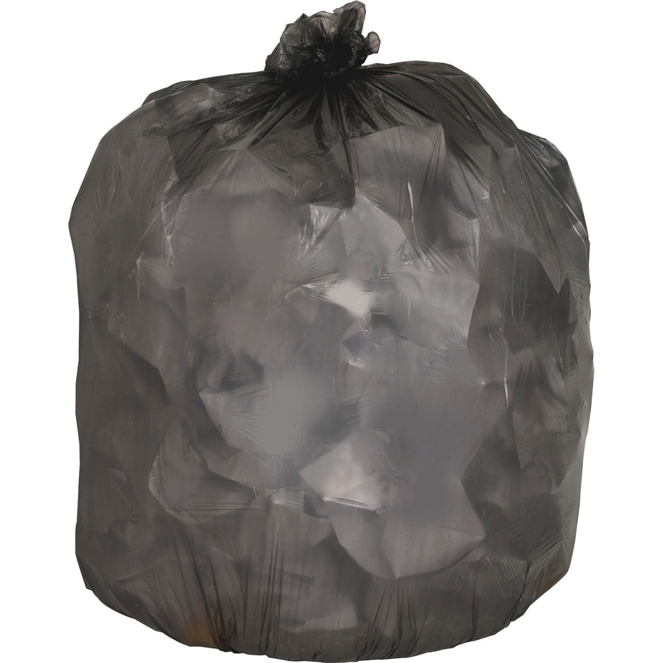 Genuine Joe Can Liners: Extra Large 60 gal Capacity - 58’’x38’’ - 0.58 mil - Black - Trash Bags & Liners