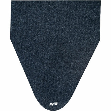 Genuine Joe Carpet Mat: Restroom Floor Urinal - Black - 6/Carton - Screens / Mats