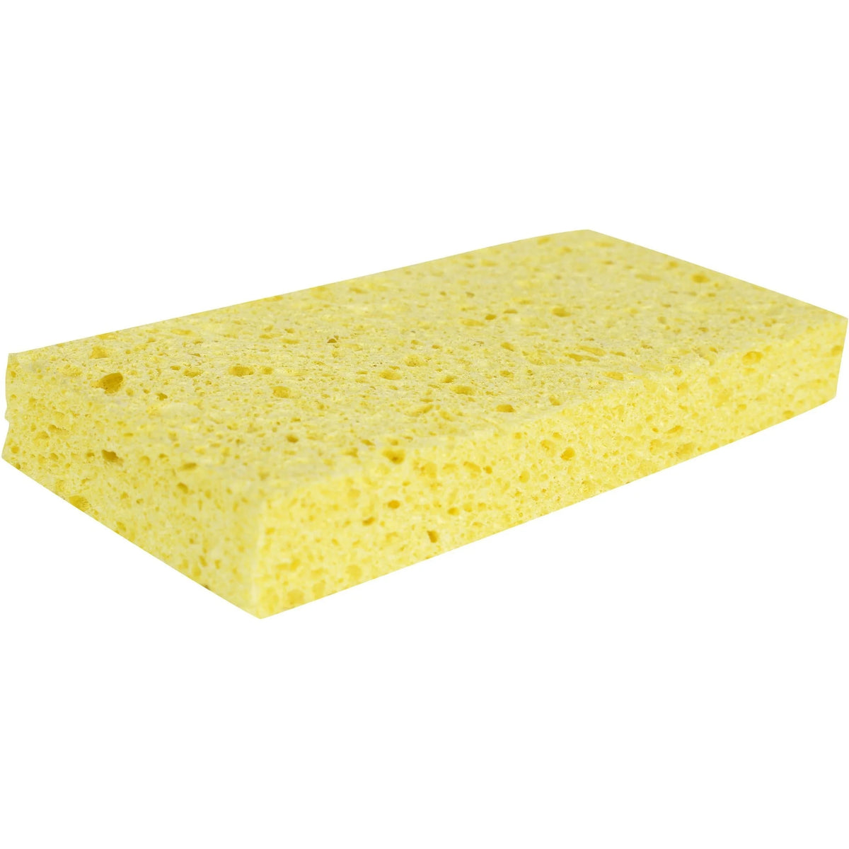 Genuine Joe Cellulose Sponges - 24-Pack Yellow - 6’’x3.7’’x1.6’’ - Cleaning Pads & Wipers