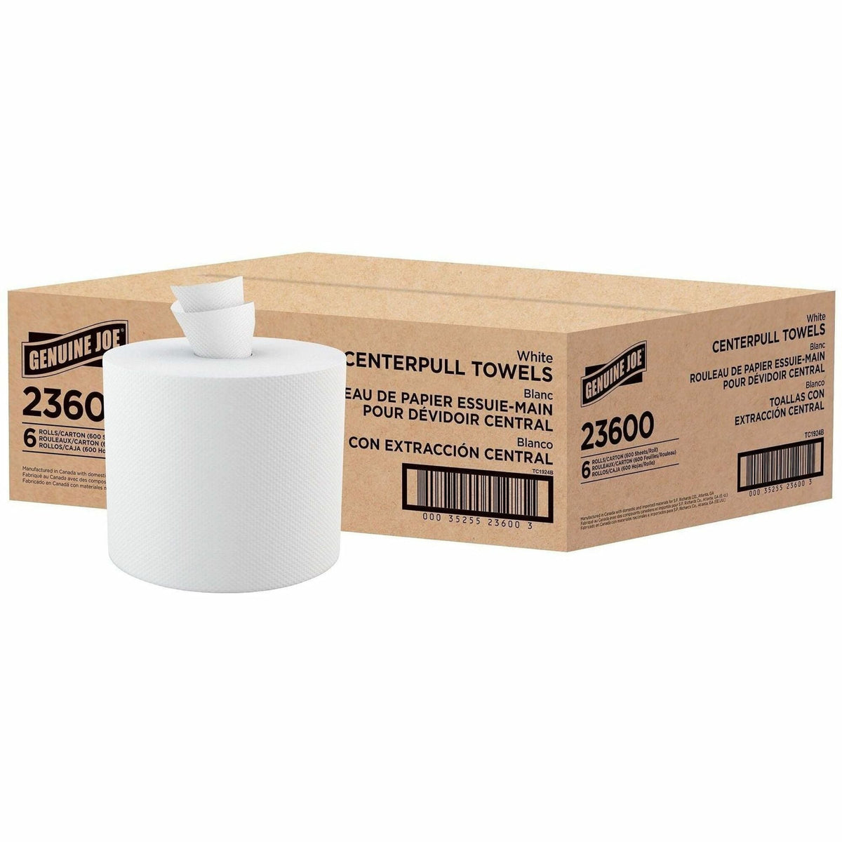 Genuine Joe Centerpull Paper Towels - 2000