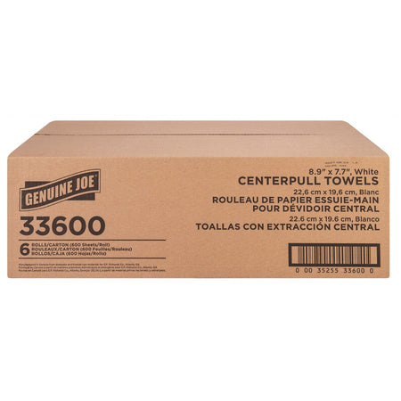Genuine Joe Centerpull Towel Rolls - Front