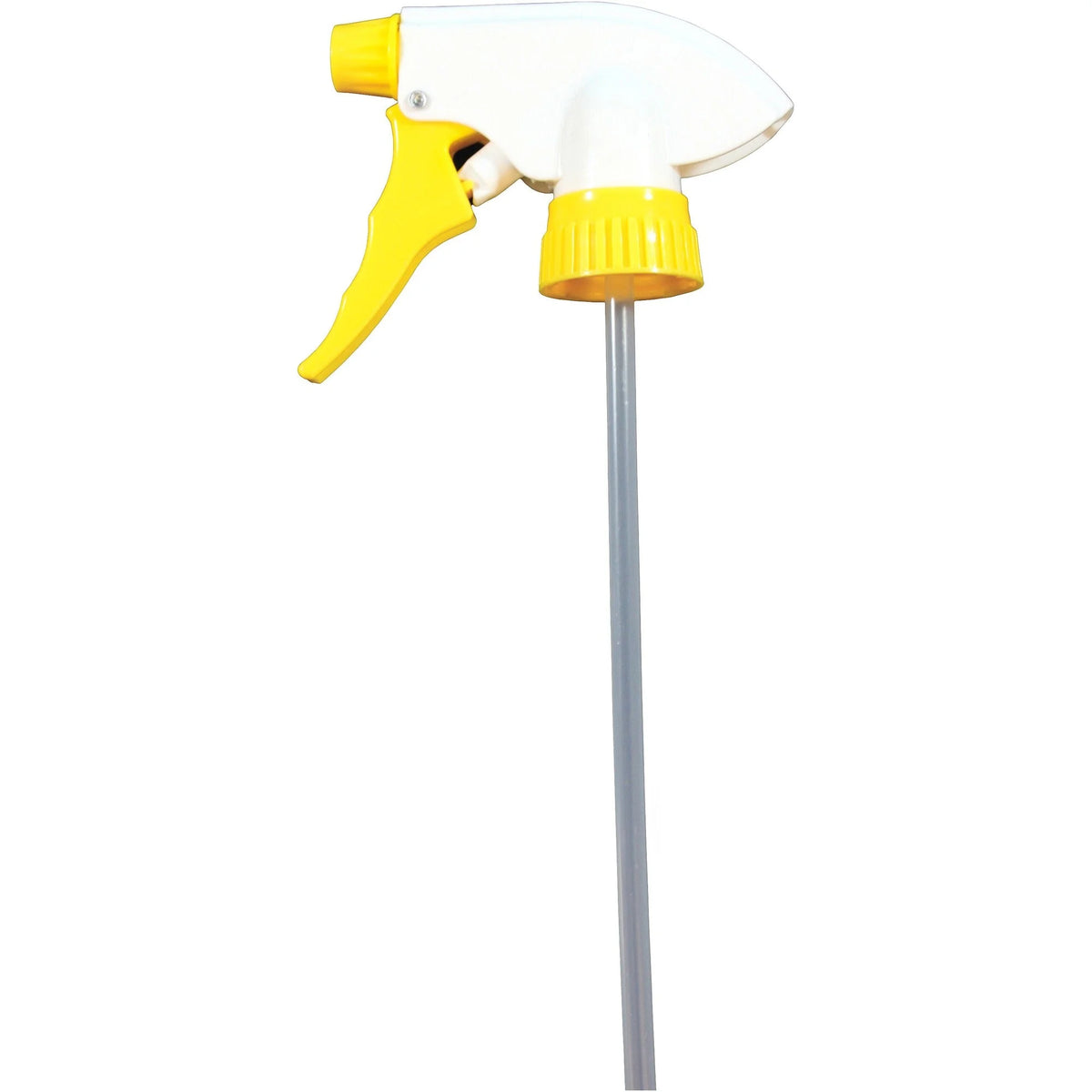Genuine Joe Chemical Resistant Trigger Sprayer - Yellow - 24/Carton - Dispensing & Accessories