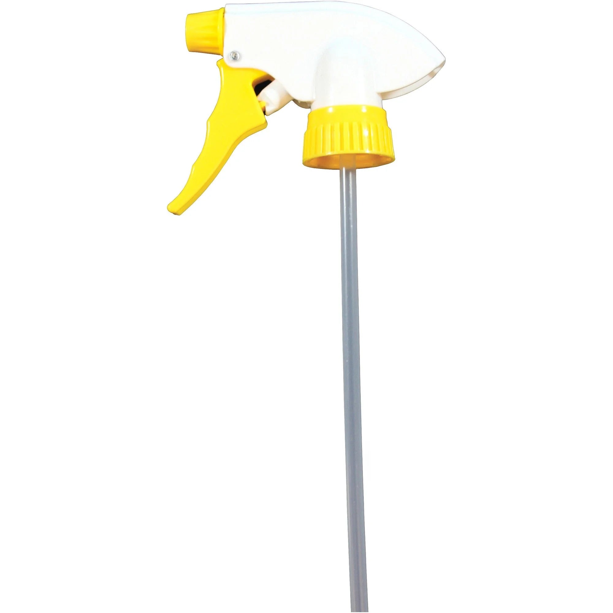 Genuine Joe Chemical Resistant Trigger Sprayer - Yellow - 24/Carton - Dispensing & Accessories