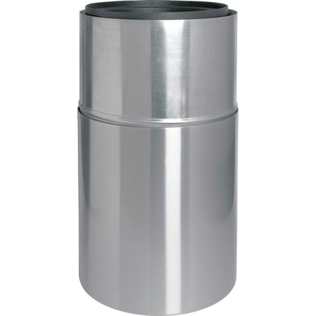 Genuine Joe Classic Cylinder 2-Piece Waste Receptacle - Bottom