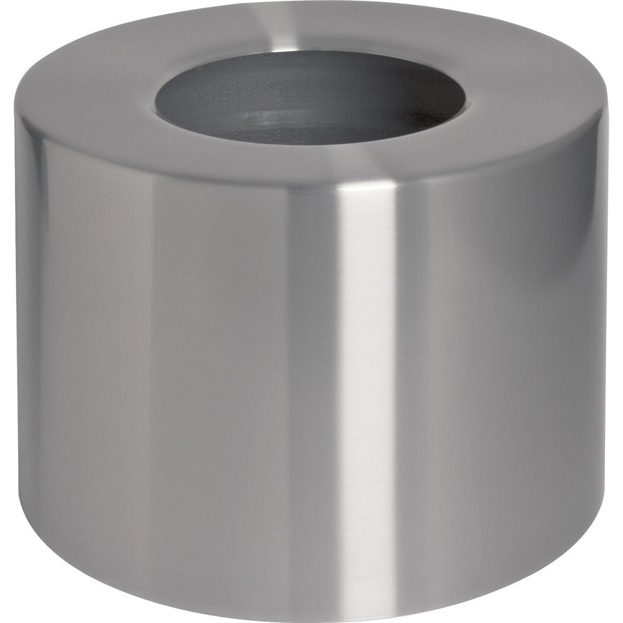 Genuine Joe Classic Cylinder 2-Piece Waste Receptacle - Top