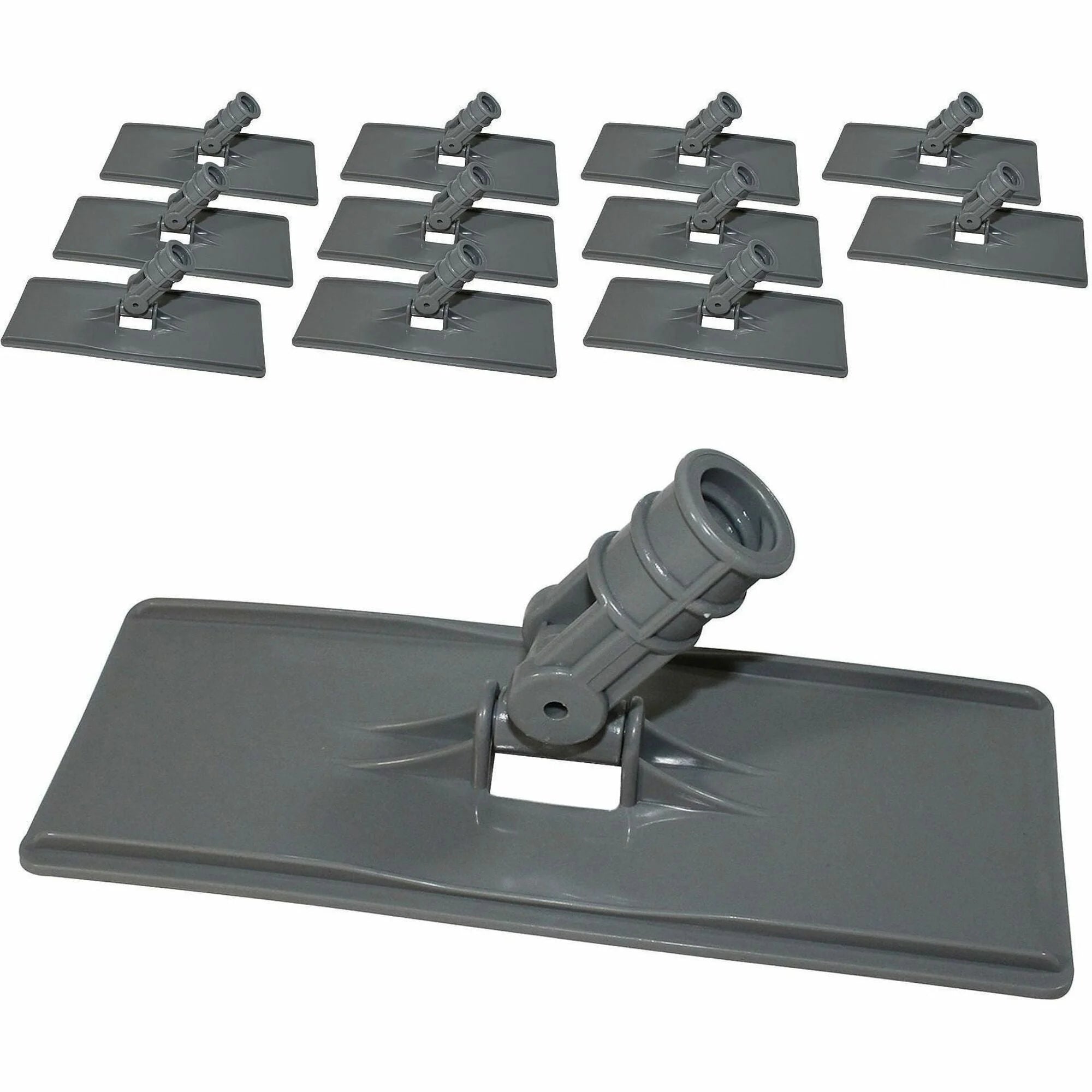 Genuine Joe Cleaning Pad Holder: Durable Gray Holder for 12 Pads - Holders