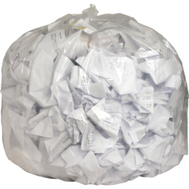 Genuine Joe Clear Trash Can Liners - 56 gal Capacity - Multipurpose - Recycled - Bags &