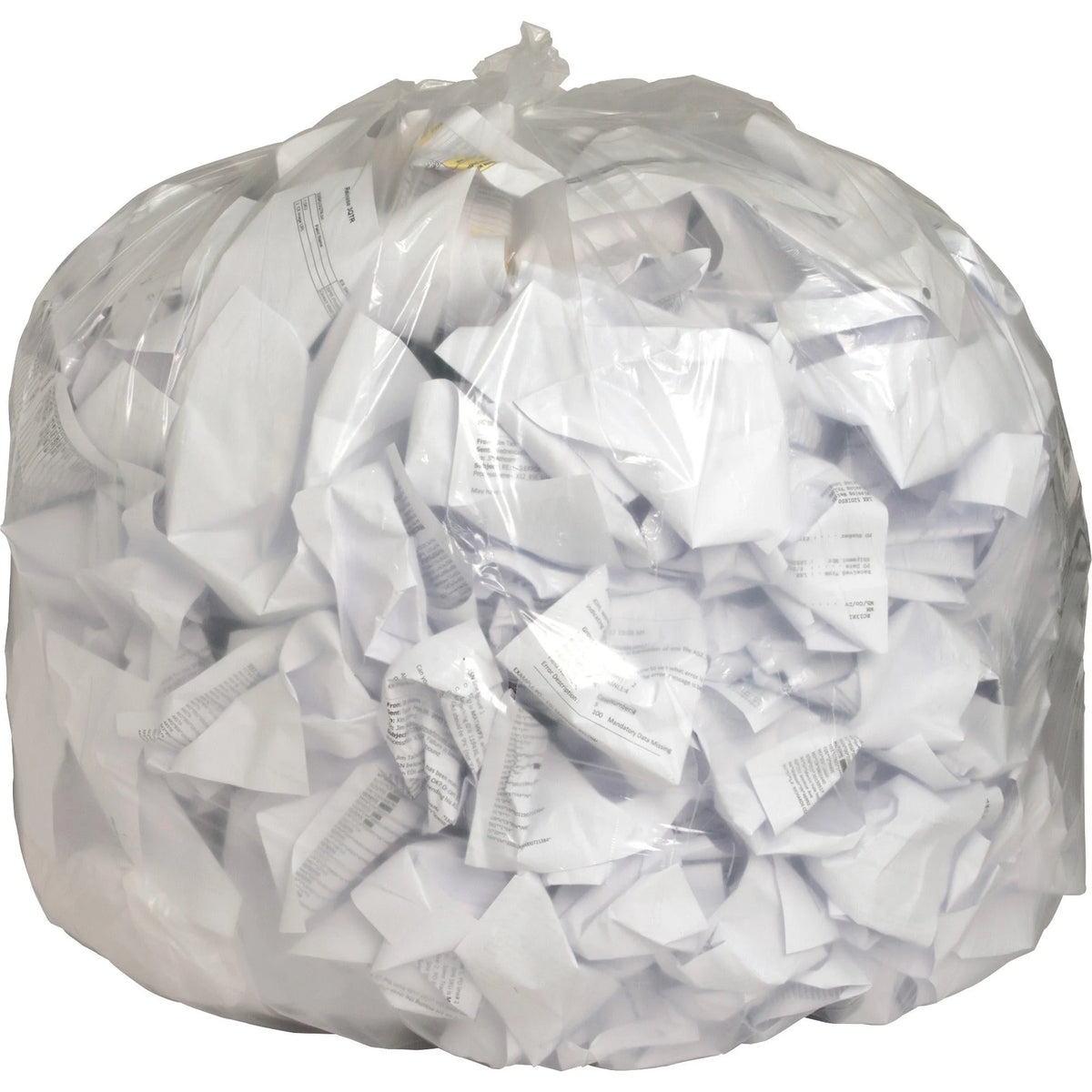 Genuine Joe Clear Trash Can Liners - 56 gal Capacity - Multipurpose - Recycled - Bags &
