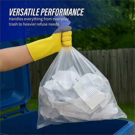Genuine Joe Clear Trash Can Liners - Alternate-Image2
