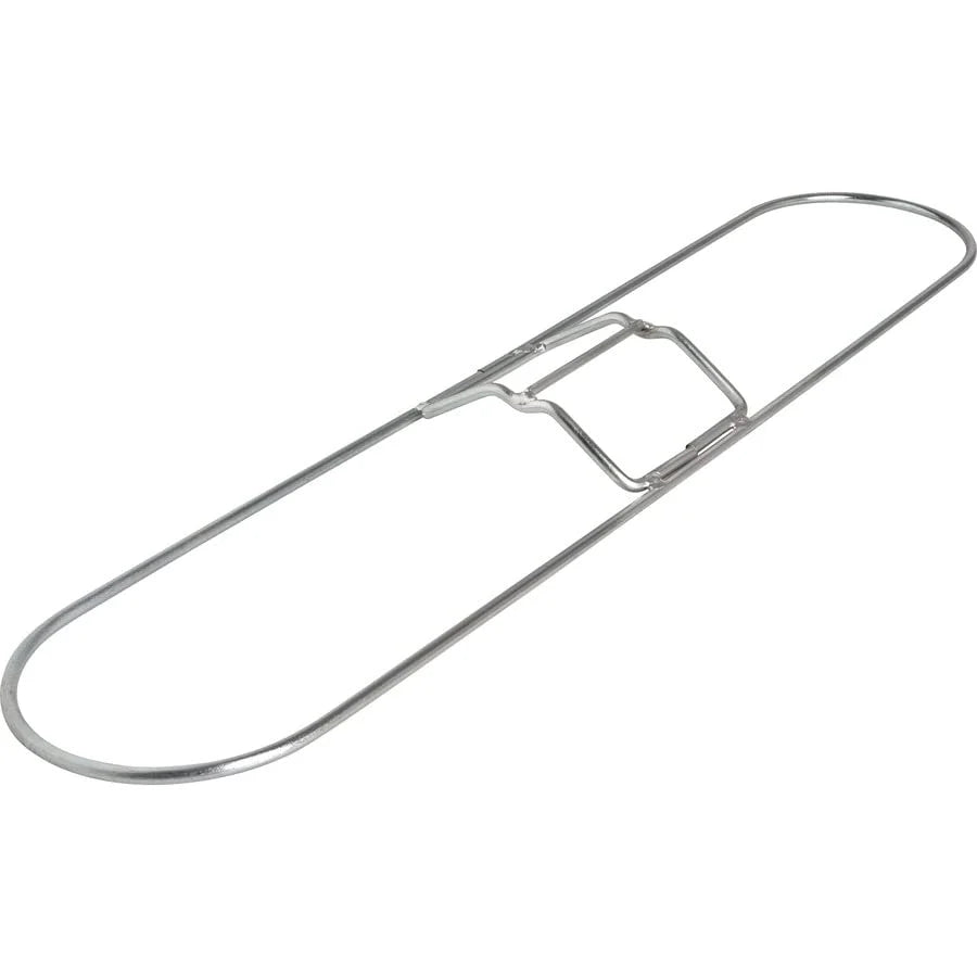 Genuine Joe Clip-On 24’’ Dust Mop Frame - 360° Swivel Rust Resistant Chrome Plated Reinforced - Stainless Steel - 1