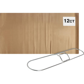 Genuine Joe Clip-On 36’’ Dust Mop Frame: Swivel Rust Resistant Chrome Plated - Frames