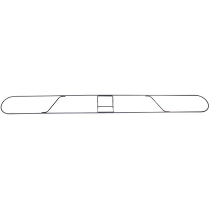 Genuine Joe Clip-on 48’’ Long Dust Mop Frame - Rust Resistant Clip Galvanized - Metallic - 1 Each - Frames