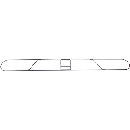 Genuine Joe Clip-on 48’’ Long Dust Mop Frame - Rust Resistant Clip Galvanized - Metallic - 1 Each - Frames