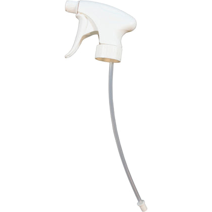 Genuine Joe Contour Trigger Sprayer - White - 24/Carton - Dispensing & Accessories