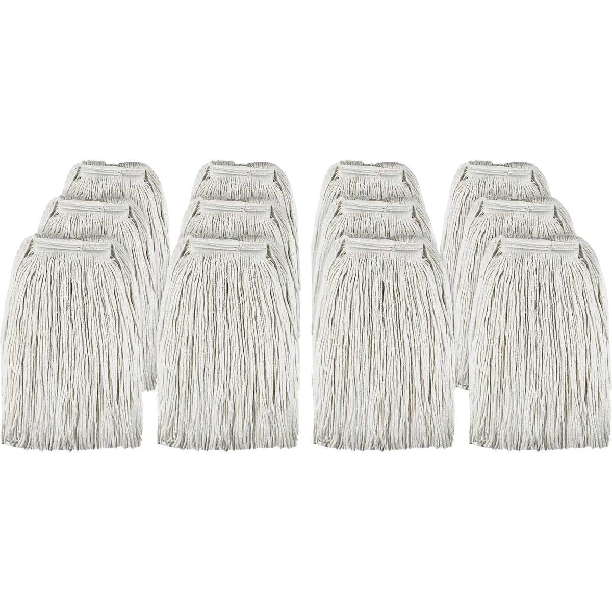 Genuine Joe Cotton Blend Mop Refill - 12/ Carton - Mops & Refills