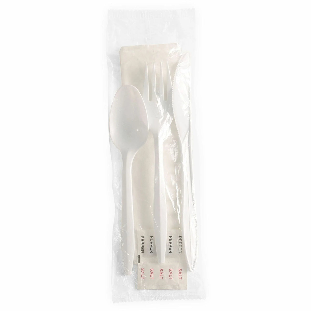 Genuine Joe Cutlery Set: 6-Piece Disposable Utensil Kit
