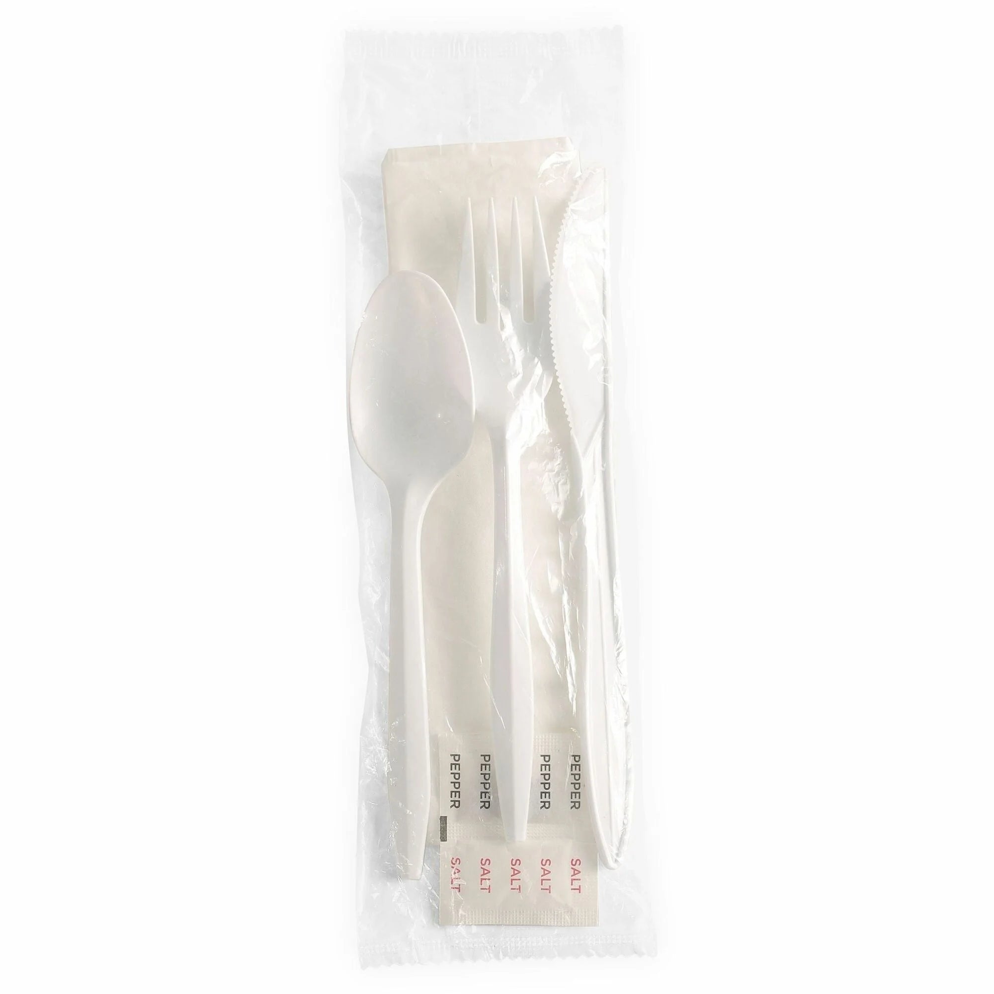 Genuine Joe Cutlery Set: 6-Piece Disposable Utensil Kit
