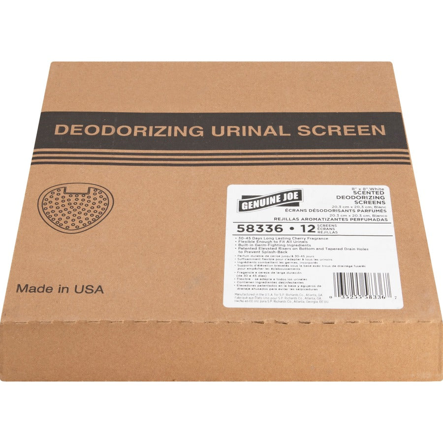 Genuine Joe Deluxe Urinal Screen - Top