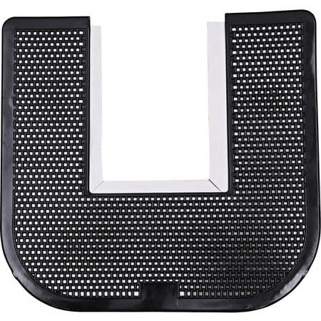 Genuine Joe Deodorizing Commode Mat - Restroom Freshness - Black - Mats