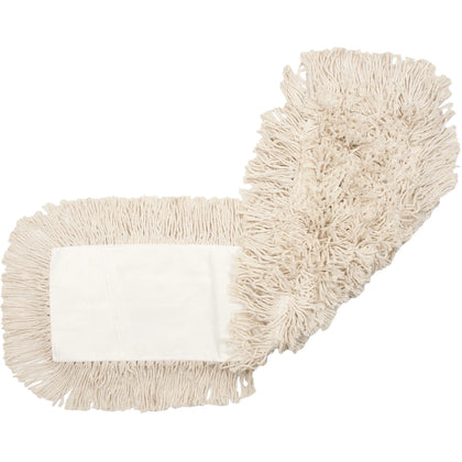 Genuine Joe Disposable Dust Mop Refill - 5’’ Width x 24’’ Length - Synthetic - 1Each - Mops & Refills