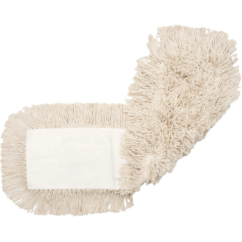 Genuine Joe Disposable Dust Mop Refill - 5’’ Width x 24’’ Length - Synthetic - 1Each - Mops & Refills
