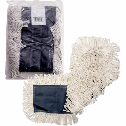 Genuine Joe Disposable Dust Mop Refill - 5’’ Width x 36’’ Length - Synthetic - 1Each - Mops & Refills