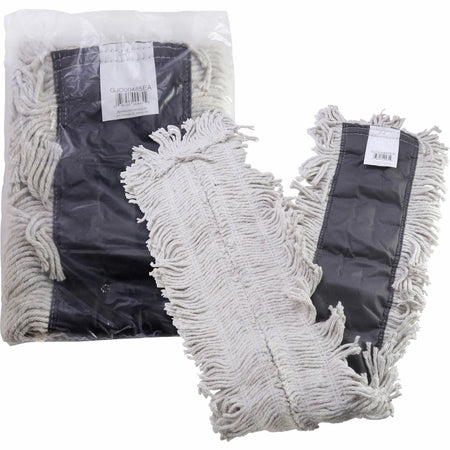 Genuine Joe Disposable Dust Mop Refill: 5’’x48’’ - 4-Ply Looped Ends Quick-Drying - Mops & Refills