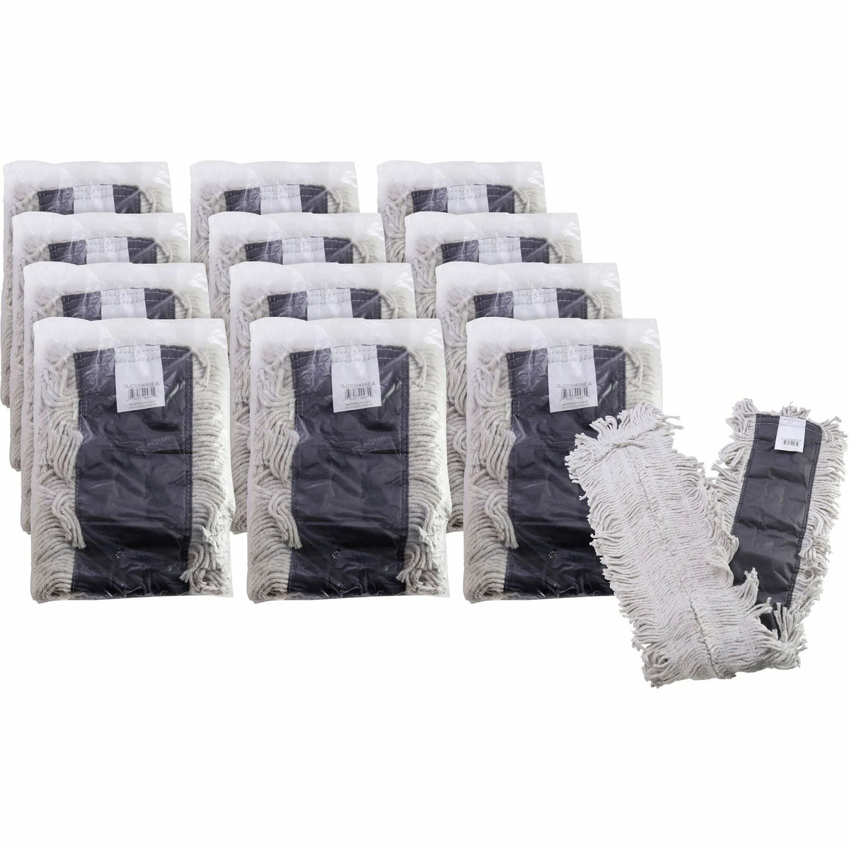 Genuine Joe Disposable Dust Mop Refill: 5x48 - Absorbent Durable - 12/Carton - Mops & Refills