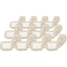 Genuine Joe Dust Mop Refill: 5’’x36’’ Cotton - 12/Carton - Mops & Refills