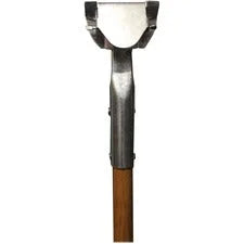 Genuine Joe Dust Mop Snap-on Wood Handle 60’’ Length Natural Silver 1 Each 1.50’’ Diameter (GJO02331) - Poles & Handles