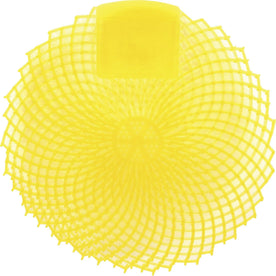 Genuine Joe Eclipse Urinal Screen: Anti-Splash Deodorizer - 1 Dozen Yellow - Deodorant Blocks