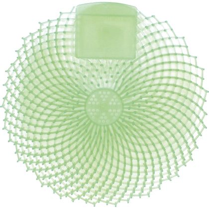 Genuine Joe Eclipse Urinal Screen - Anti-Splash Deodorizer - 1 Dozen Green - Deodorant Blocks