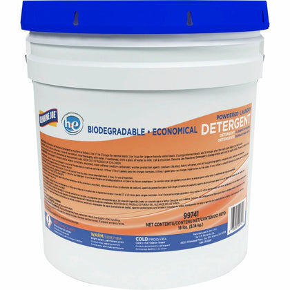 Genuine Joe Economical Powdered Laundry Detergent - 288 oz (18 lb) - 1 Each - Non-toxic Deodorize Residue-free Dye-free