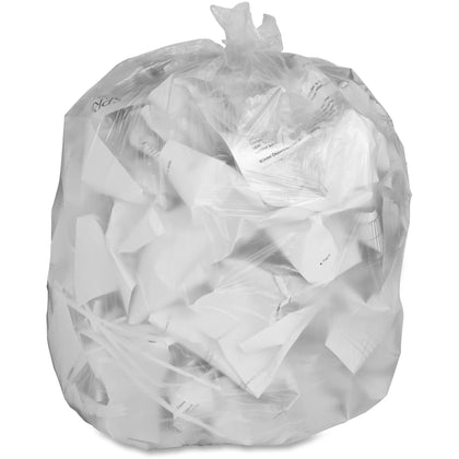 Genuine Joe Economy High-Density Can Liners: 60 gal 58’’x38’’ 0.47 mil - Office Waste - Trash Bags & Liners