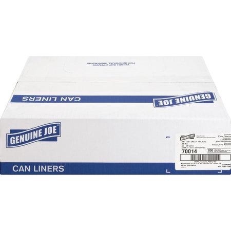 Genuine Joe Economy High-Density Can Liners - Front