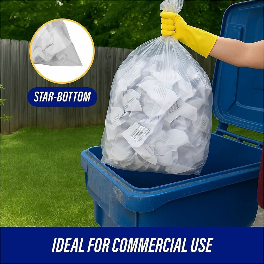 Genuine Joe Economy High-Density Can Liners - Alternate-Image1