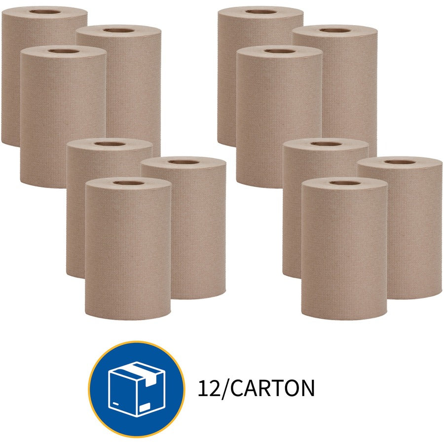 Genuine Joe Embossed Hardwound Roll Towels - Alternate-Image1