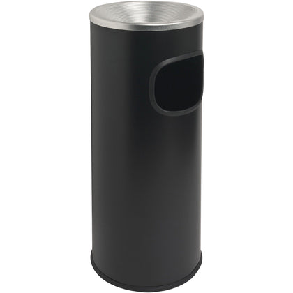 Genuine Joe Fire-Safe 3-Gallon Ashtray Receptacle: Aluminum & Stainless Steel - Smoking Receptacles
