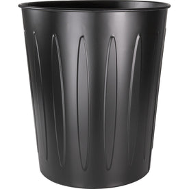 Genuine Joe Fire-Safe Trash Can: 6-Gallon Metal Bin - Waste Containers & Lids