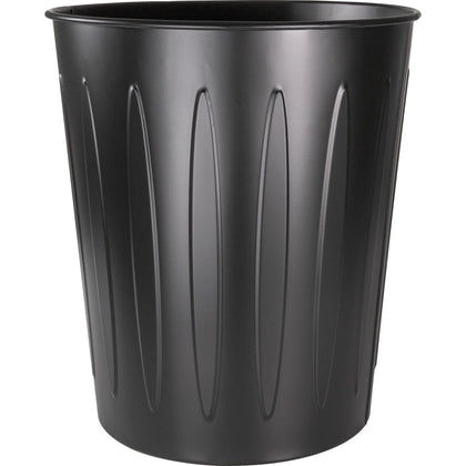 Genuine Joe Fire-Safe Trash Can: 6-Gallon Metal Bin - Waste Containers & Lids