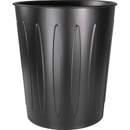 Genuine Joe Fire-Safe Trash Can: 6-Gallon Metal Bin - Waste Containers & Lids