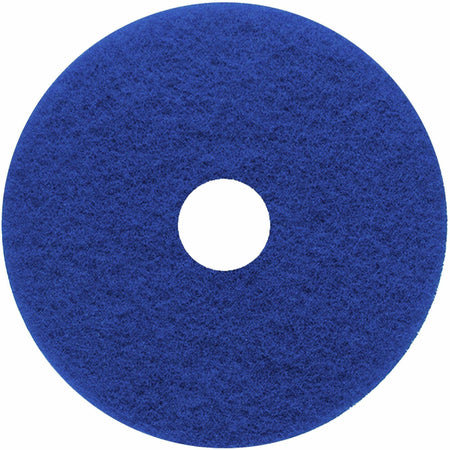 Genuine Joe Floor Cleaner Pad - Round - 17’’ Diameter - Cleaning Scrubbing - 350 rpm to 800 Speed Supported - Machines