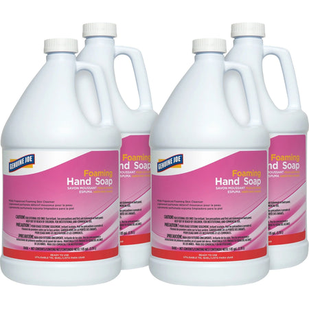 Genuine Joe Foaming Skin Cleanser - Moisturizing Fresh Scent - 1 gal - 4/Carton - Skin/Body Lotions