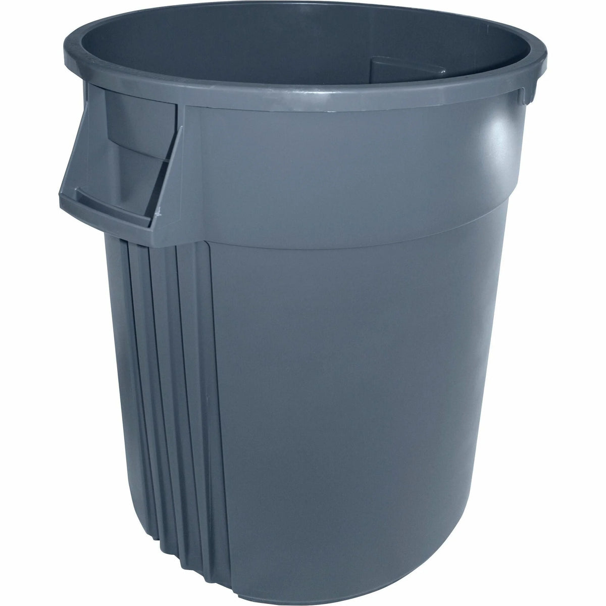 Genuine Joe Gator 55-Gallon Container: Impact-Resistant Crush-Resistant Long-Lasting - Waste Containers & Lids